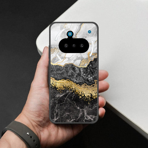 Nothing Phone 3a Cover - Colorful Marble Series - HQ Ultra Shine Premium Infinity Glass Soft Silicon Borders Case