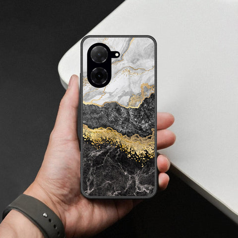 Xiaomi Poco C71 4G Cover - Colorful Marble Series - HQ Ultra Shine Premium Infinity Glass Soft Silicon Borders Case