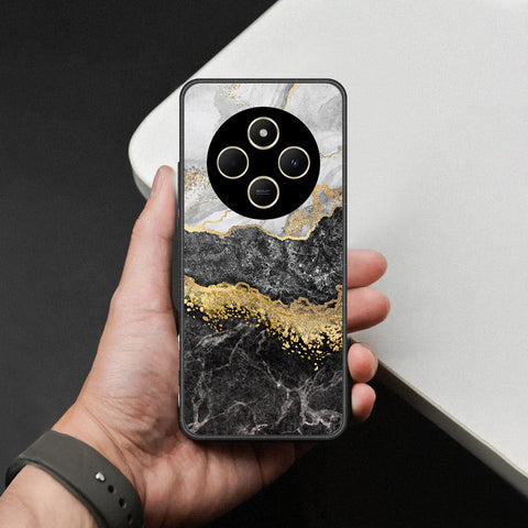 Xiaomi Redmi A3 Pro Cover - Colorful Marble Series - HQ Ultra Shine Premium Infinity Glass Soft Silicon Borders Case