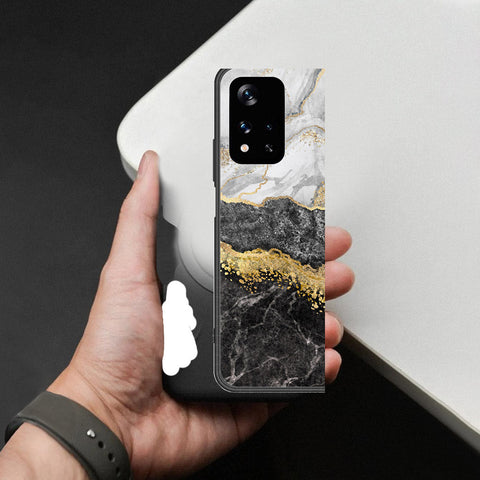 Xiaomi Redmi Note 11 5G Cover - Colorful Marble Series - HQ Ultra Shine Premium Infinity Glass Soft Silicon Borders Case