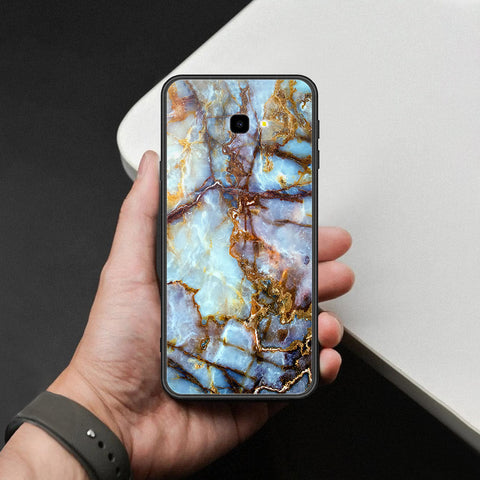 Samsung Galaxy J4 Plus Cover - Colorful Marble Series - HQ Ultra Shine Premium Infinity Glass Soft Silicon Borders Case