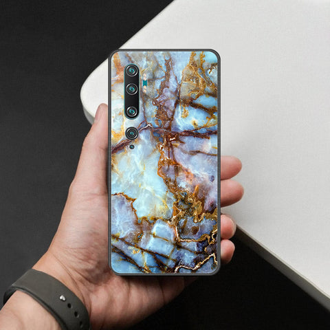 Xiaomi Mi CC9 Pro Cover - Colorful Marble Series - HQ Ultra Shine Premium Infinity Glass Soft Silicon Borders Case