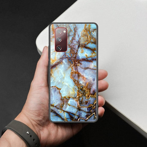 Samsung Galaxy S20 FE Cover - Colorful Marble Series - HQ Ultra Shine Premium Infinity Glass Soft Silicon Borders Case
