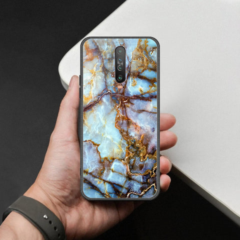 Xiaomi Poco X2 Cover - Colorful Marble Series - HQ Ultra Shine Premium Infinity Glass Soft Silicon Borders Case
