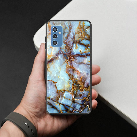Samsung Galaxy M52 5G Cover - Colorful Marble Series - HQ Ultra Shine Premium Infinity Glass Soft Silicon Borders Case