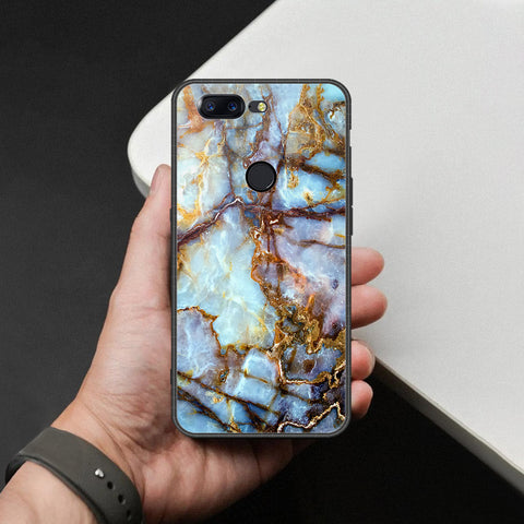 OnePlus 5T Cover - Colorful Marble Series - HQ Ultra Shine Premium Infinity Glass Soft Silicon Borders Case