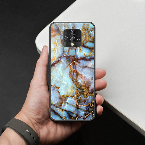 Tecno Camon 16 Pro Cover - Colorful Marble Series - HQ Ultra Shine Premium Infinity Glass Soft Silicon Borders Case