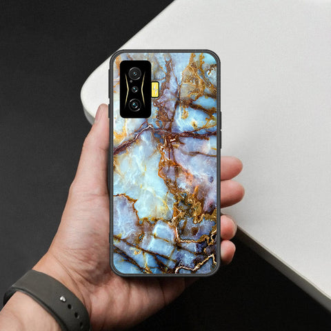 Xiaomi Redmi K50 Gaming Cover - Colorful Marble Series - HQ Ultra Shine Premium Infinity Glass Soft Silicon Borders Case