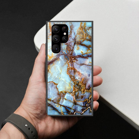 Samsung Galaxy S23 Ultra 5G Cover - Colorful Marble Series - HQ Ultra Shine Premium Infinity Glass Soft Silicon Borders Case