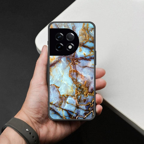 OnePlus Ace 2 Cover - Colorful Marble Series - HQ Ultra Shine Premium Infinity Glass Soft Silicon Borders Case