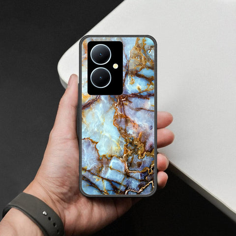Vivo V29 Lite Cover - Colorful Marble Series - HQ Ultra Shine Premium Infinity Glass Soft Silicon Borders Case