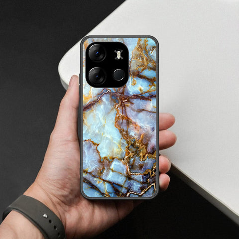 Tecno Spark Go 2023 Cover - Colorful Marble Series - HQ Ultra Shine Premium Infinity Glass Soft Silicon Borders Case