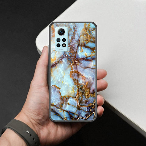 Xiaomi Redmi Note 12 Pro 4G Cover - Colorful Marble Series - HQ Ultra Shine Premium Infinity Glass Soft Silicon Borders Case