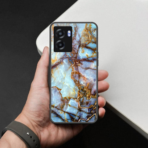OnePlus Nord N300 Cover - Colorful Marble Series - HQ Ultra Shine Premium Infinity Glass Soft Silicon Borders Case
