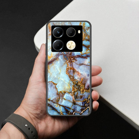 Infinix Note 40 Pro Cover - Colorful Marble Series - HQ Ultra Shine Premium Infinity Glass Soft Silicon Borders Case