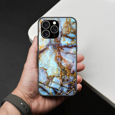 IPhone 15 Pro Max Cover - Colorful Marble Series - HQ Ultra Shine Premium Infinity Glass Soft Silicon Borders Case
