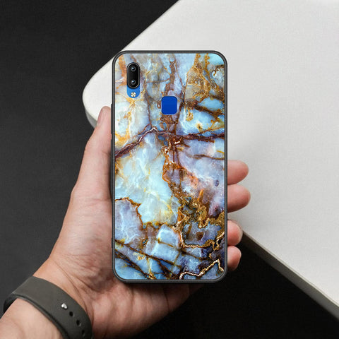 Vivo Y91i Cover - Colorful Marble Series - HQ Ultra Shine Premium Infinity Glass Soft Silicon Borders Case