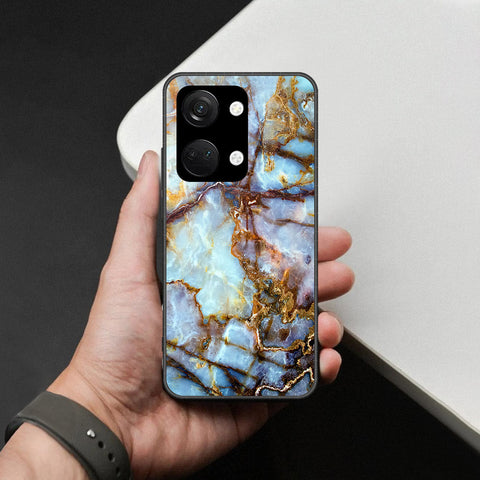 OnePlus Ace 2V Cover - Colorful Marble Series - HQ Ultra Shine Premium Infinity Glass Soft Silicon Borders Case