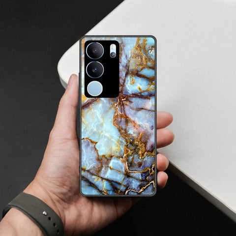 Vivo V29 Pro Cover - Colorful Marble Series - HQ Ultra Shine Premium Infinity Glass Soft Silicon Borders Case
