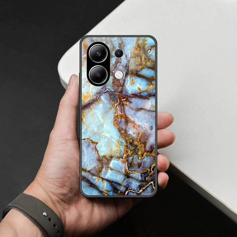 Xiaomi Poco M6 Pro 4G Cover - Colorful Marble Series - HQ Ultra Shine Premium Infinity Glass Soft Silicon Borders Case