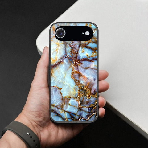 iPhone 17 Air - Colorful Marble Series - HQ Ultra Shine Premium Infinity Glass Soft Silicon Borders Case