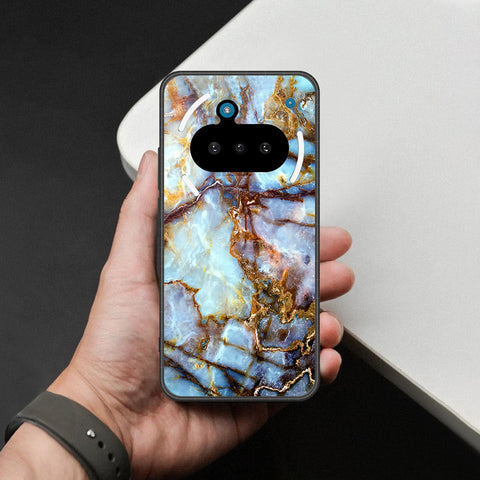 Nothing Phone 3a Cover - Colorful Marble Series - HQ Ultra Shine Premium Infinity Glass Soft Silicon Borders Case