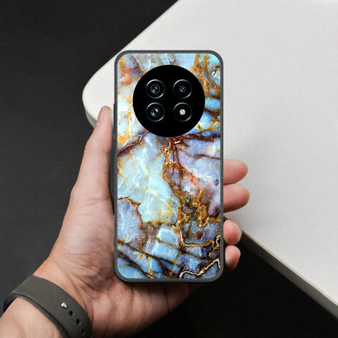 Realme 13 Plus 5G Cover - Colorful Marble Series - HQ Ultra Shine Premium Infinity Glass Soft Silicon Borders Case