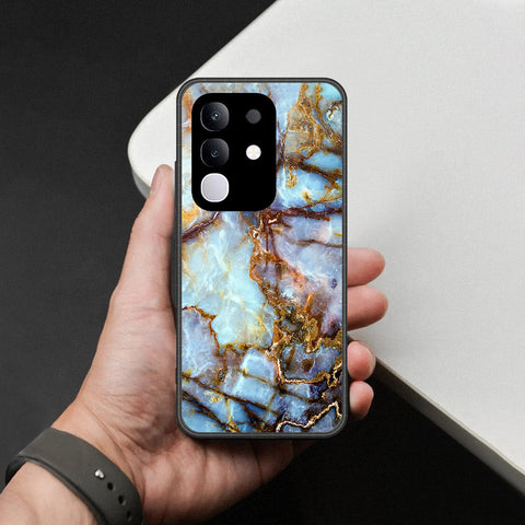 Vivo Y29 4G Cover - Colorful Marble Series - HQ Ultra Shine Premium Infinity Glass Soft Silicon Borders Case
