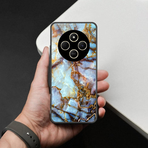 Xiaomi Redmi A3 Pro Cover - Colorful Marble Series - HQ Ultra Shine Premium Infinity Glass Soft Silicon Borders Case