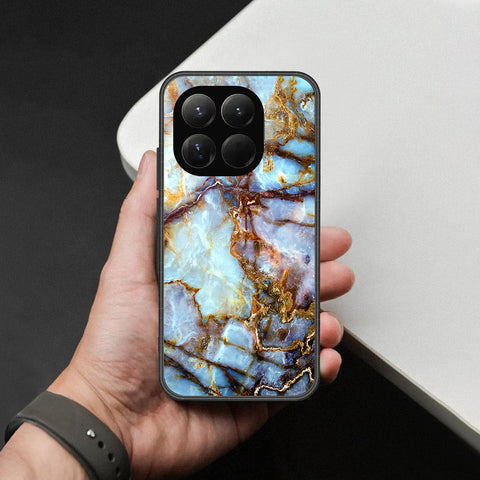 Xiaomi 14T Pro Cover - Colorful Marble Series - HQ Ultra Shine Premium Infinity Glass Soft Silicon Borders Case