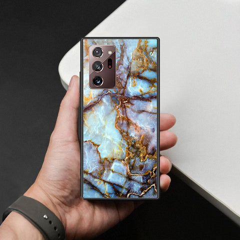 Samsung Galaxy Note 20 Ultra Cover - Colorful Marble Series - HQ Ultra Shine Premium Infinity Glass Soft Silicon Borders Case