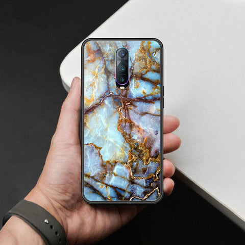 Oppo R17 Pro Cover - Colorful Marble Series - HQ Ultra Shine Premium Infinity Glass Soft Silicon Borders Case