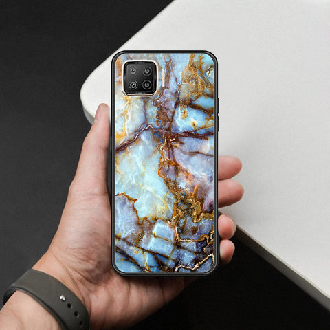 Oppo F17 Cover - Colorful Marble Series - HQ Ultra Shine Premium Infinity Glass Soft Silicon Borders Case