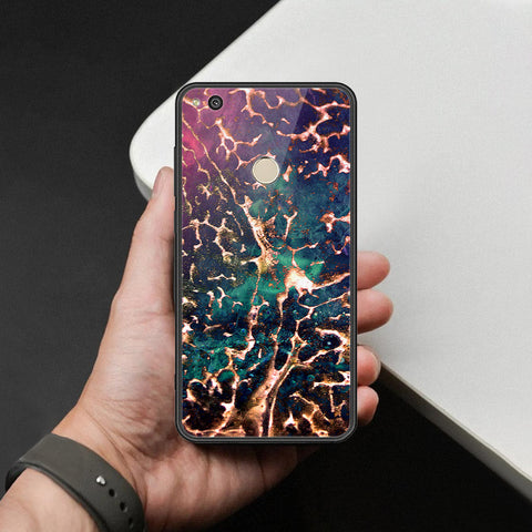 Huawei Honor 8 Lite Cover - Colorful Marble Series - HQ Ultra Shine Premium Infinity Glass Soft Silicon Borders Case