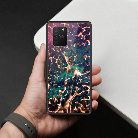 Samsung Galaxy M80s Cover - Colorful Marble Series - HQ Ultra Shine Premium Infinity Glass Soft Silicon Borders Case