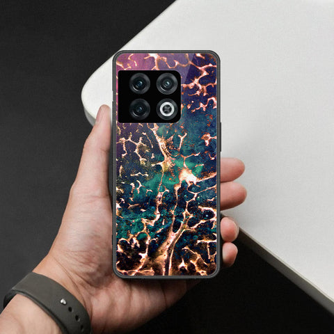 OnePlus 10 Pro Cover - Colorful Marble Series - HQ Ultra Shine Premium Infinity Glass Soft Silicon Borders Case