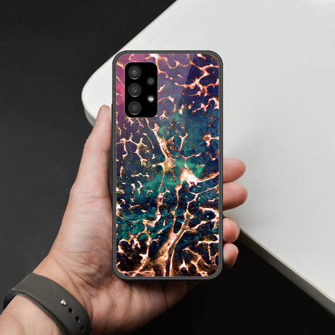 Samsung Galaxy A53 5G Cover - Colorful Marble Series - HQ Ultra Shine Premium Infinity Glass Soft Silicon Borders Case