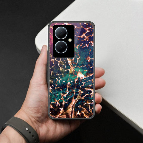 Vivo V29 Lite Cover - Colorful Marble Series - HQ Ultra Shine Premium Infinity Glass Soft Silicon Borders Case