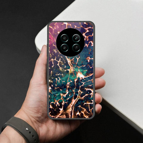 Realme Narzo 70 Cover - Colorful Marble Series - HQ Ultra Shine Premium Infinity Glass Soft Silicon Borders Case