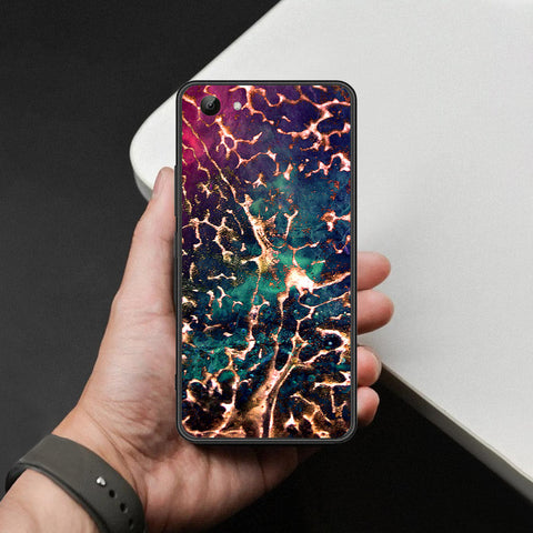 Vivo Y81 Cover - Colorful Marble Series - HQ Ultra Shine Premium Infinity Glass Soft Silicon Borders Case