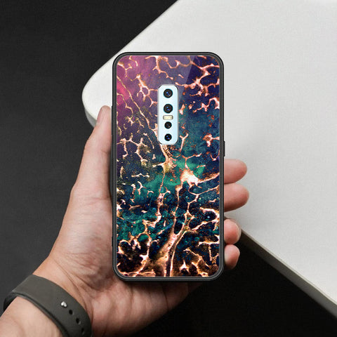 Vivo V17 Pro Cover - Colorful Marble Series - HQ Ultra Shine Premium Infinity Glass Soft Silicon Borders Case