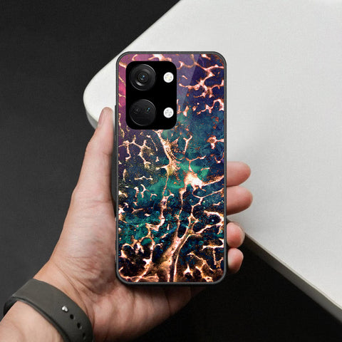 OnePlus Ace 2V Cover - Colorful Marble Series - HQ Ultra Shine Premium Infinity Glass Soft Silicon Borders Case