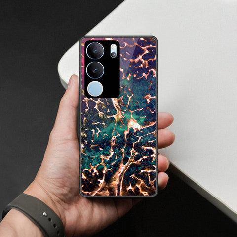 Vivo S17 Pro Cover - Colorful Marble Series - HQ Ultra Shine Premium Infinity Glass Soft Silicon Borders Case