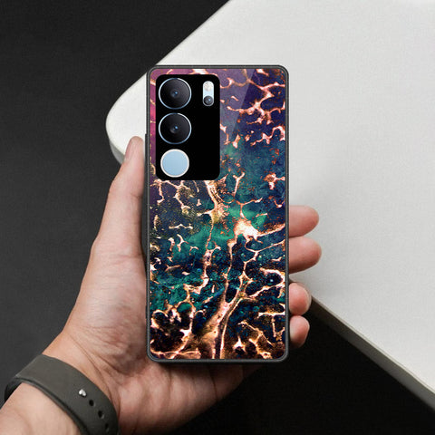 Vivo V29 Pro Cover - Colorful Marble Series - HQ Ultra Shine Premium Infinity Glass Soft Silicon Borders Case