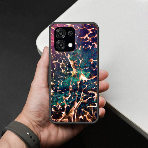 Oppo A6 Pro 5G Cover - Colorful Marble Series - HQ Ultra Shine Premium Infinity Glass Soft Silicon Borders Case