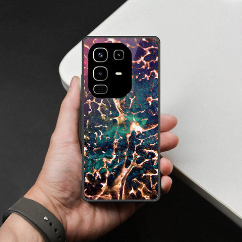 Infinix Note 50 4G Cover - Colorful Marble Series - HQ Ultra Shine Premium Infinity Glass Soft Silicon Borders Case