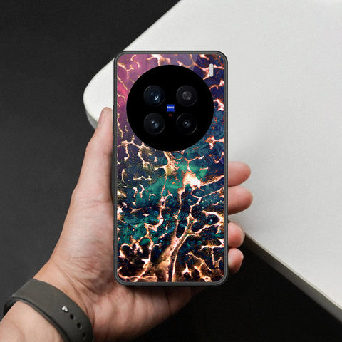Vivo V7 Plus Cover - Colorful Marble Series - HQ Ultra Shine Premium Infinity Glass Soft Silicon Borders Case