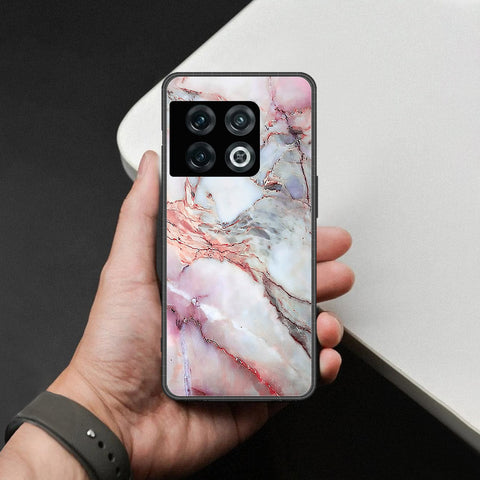 OnePlus 10 Pro Cover - Colorful Marble Series - HQ Ultra Shine Premium Infinity Glass Soft Silicon Borders Case