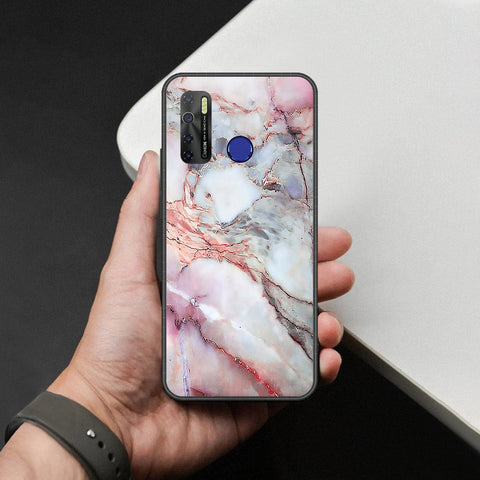 Tecno Spark 5 Pro Cover - Colorful Marble Series - HQ Ultra Shine Premium Infinity Glass Soft Silicon Borders Case