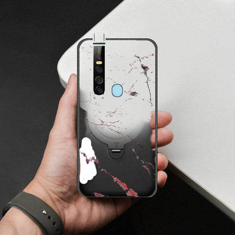 Tecno Camon 15 Premier Cover - Colorful Marble Series - HQ Ultra Shine Premium Infinity Glass Soft Silicon Borders Case